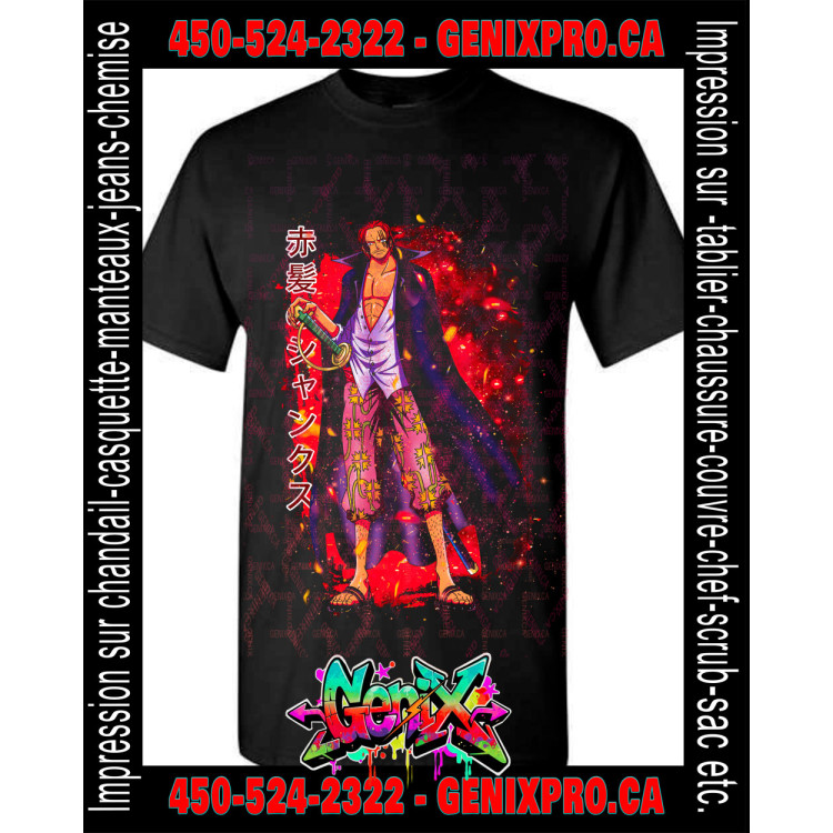 TSHIRT One Piece Shanks le Roux