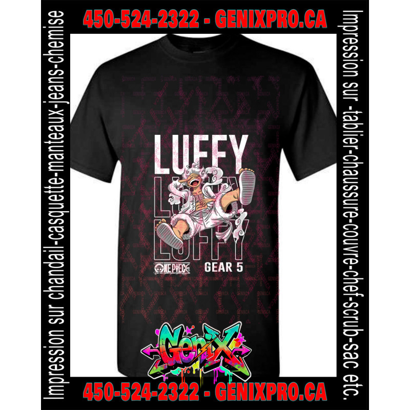 TSHIRT One Piece Luffy GEAR 5-3
