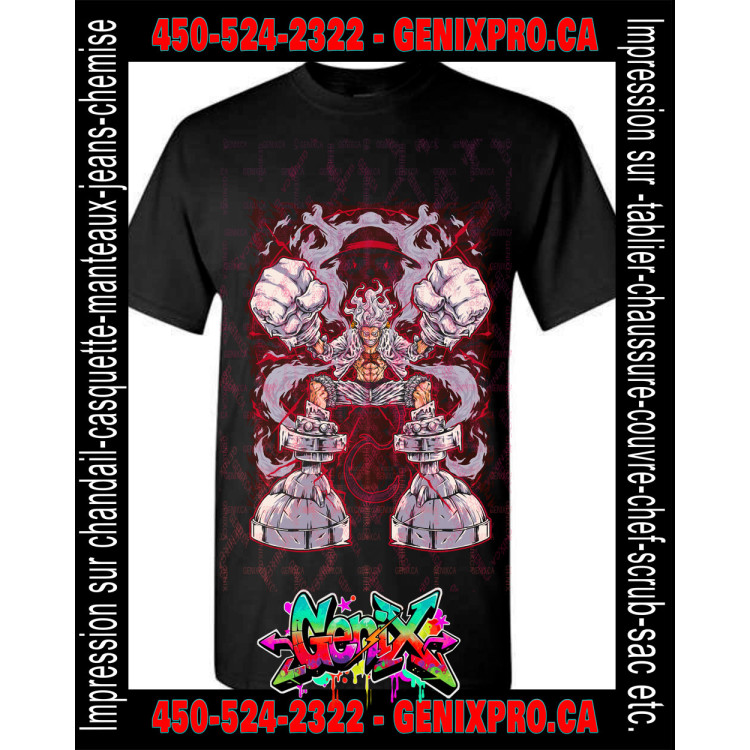 TSHIRT One Piece Luffy GEAR5-4