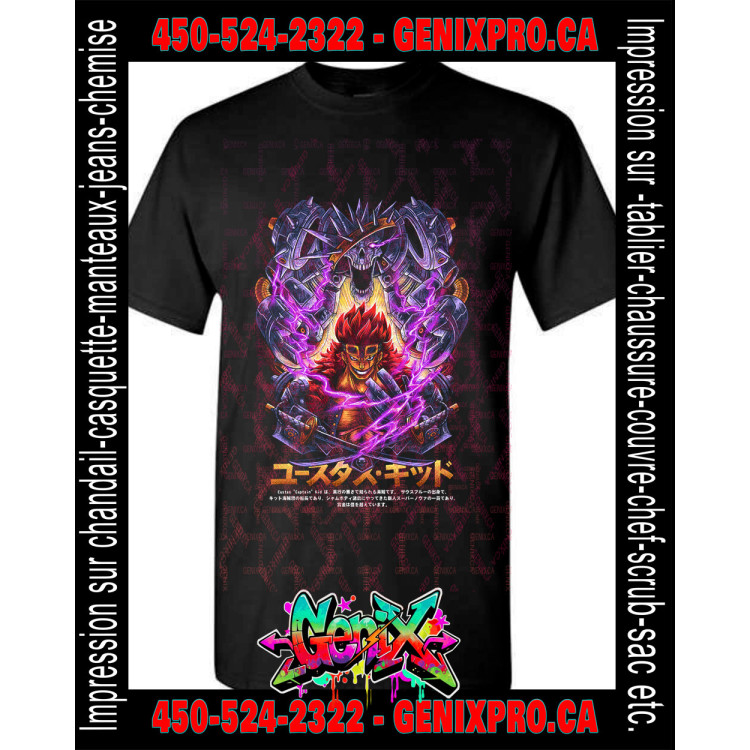 TSHIRT One Piece Eustass « Captain » Kid