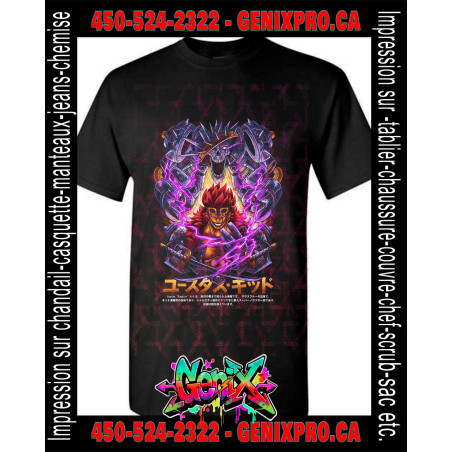TSHIRT One Piece Eustass « Captain » Kid