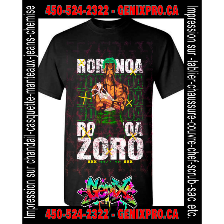 TSHIRT One Piece Roronoa Zoro-4