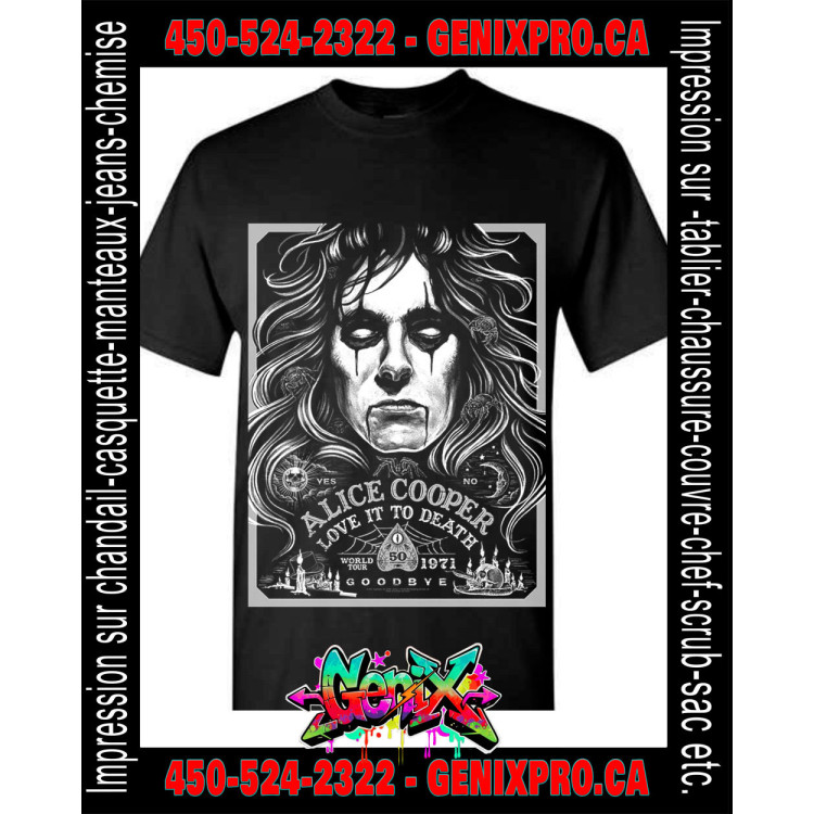 Alice Cooper T-Shirt – Love It to Death Ouija 1971