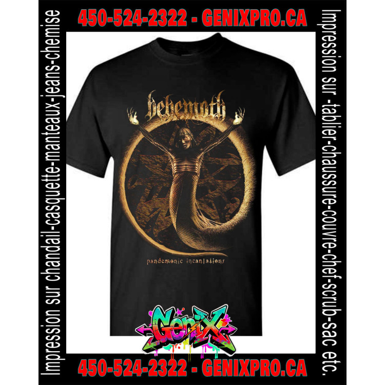 Behemoth T-Shirt – Pandemonic Incantations Album