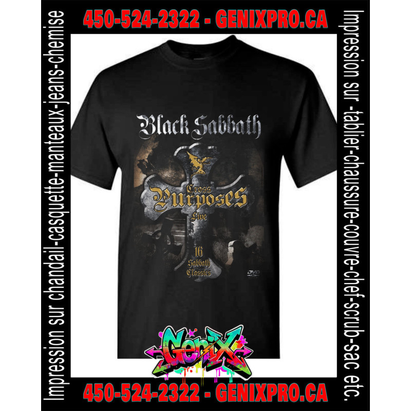T-Shirt Black Sabbath – Cross Purposes Live Classics