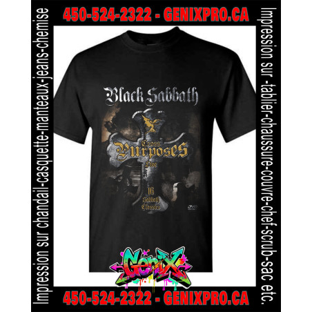 T-Shirt Black Sabbath – Cross Purposes Live Classics