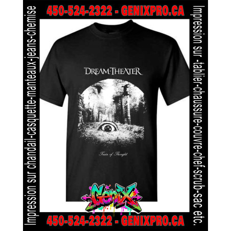 T-shirt Dream Theater Black Tee - The Dark Power of Progressive Metal