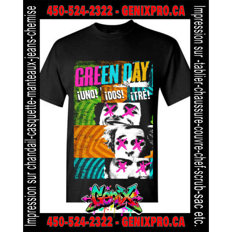 TSHIRT GREEN DAY-2