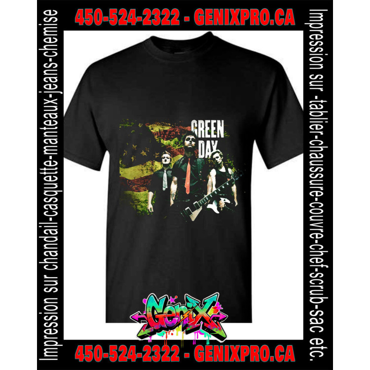 TSHIRT GREEN DAY-3