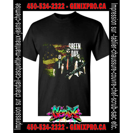 TSHIRT GREEN DAY-3