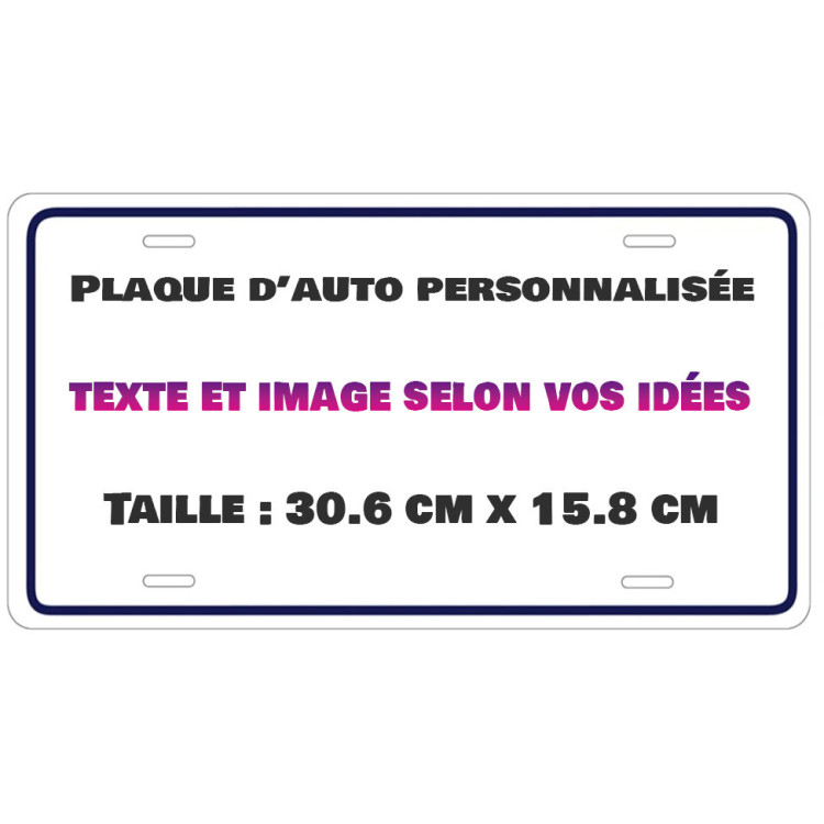 Custom Car, Motorcycle, and Bicycle License Plate