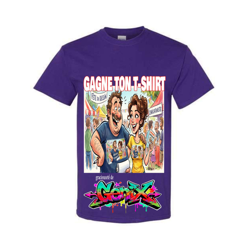 T-Shirt Caricature - Cartoon