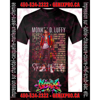 TSHIRT One Piece Luffy Straw Hat Luffy